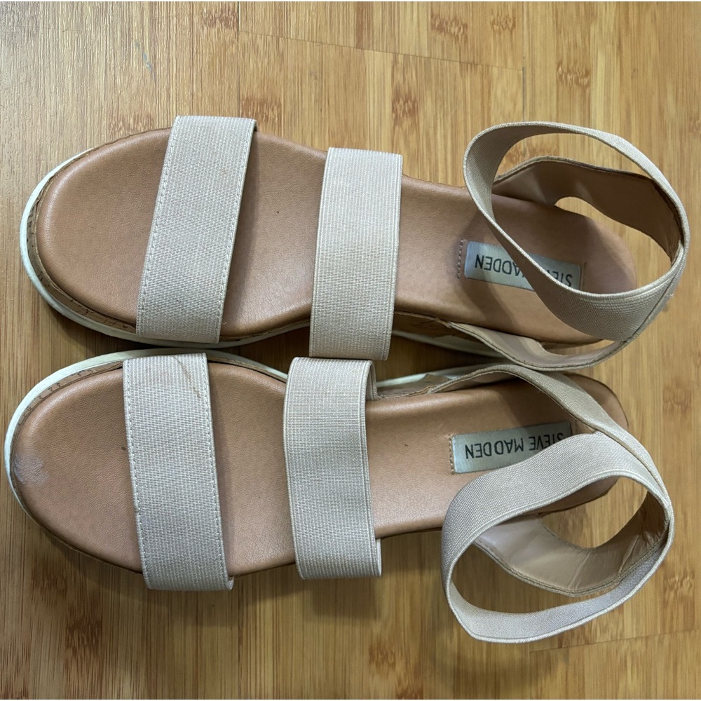 Steve Madden Platform Strappy Sandals - Size 8